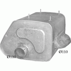 Глушник MAN F2000 93- din 49374 (68.44) Polmostrow